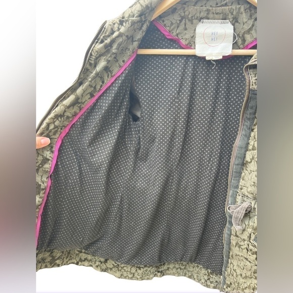 Anthropologie Hei Hei Camo Jacket Size XS - Picture 4 of 13